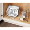 iDesign Classico Kitchen Organizer Rack for Aluminum Foil, Sandwich Bags,