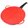 Exultimate Splatter Screen Pan Guard Frying Bacon Grease Oil Red