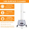 Pressure Washer Surface Cleaner with 4 Wheels (14 Inch)