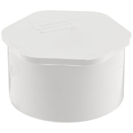 Spears 449 Series PVC Pipe Fitting, Plug, Schedule 40, 3" Spigot