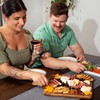 Acacia Wood Cutting Board and Chopping Board with Handle for