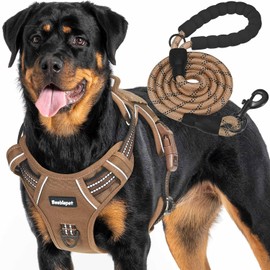 Beebiepet Arnés Táctico Resistente Chaleco Militar K9 para Perros Grandes con Correa