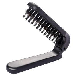 Foldable Travel Hair Brush, Portable Foldable Bristle Hair Comb, Foldable Pocket Hair Brush, Anti-Static Hair Brush, Mini Detangling Brush, Portable Hair Styling Tool for Women and Men