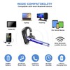 MQQC Bluetooth Headset V5.0, Wireless Bluetooth Earpiece 24Hrs HD Calling,CVC8.0