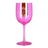 Herz & Heim® High Gloss Plastic Wine Goblet with Engraving