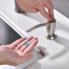 Brushed Nickel Soap Dispenser for Kitchen Sink, Built in Sink