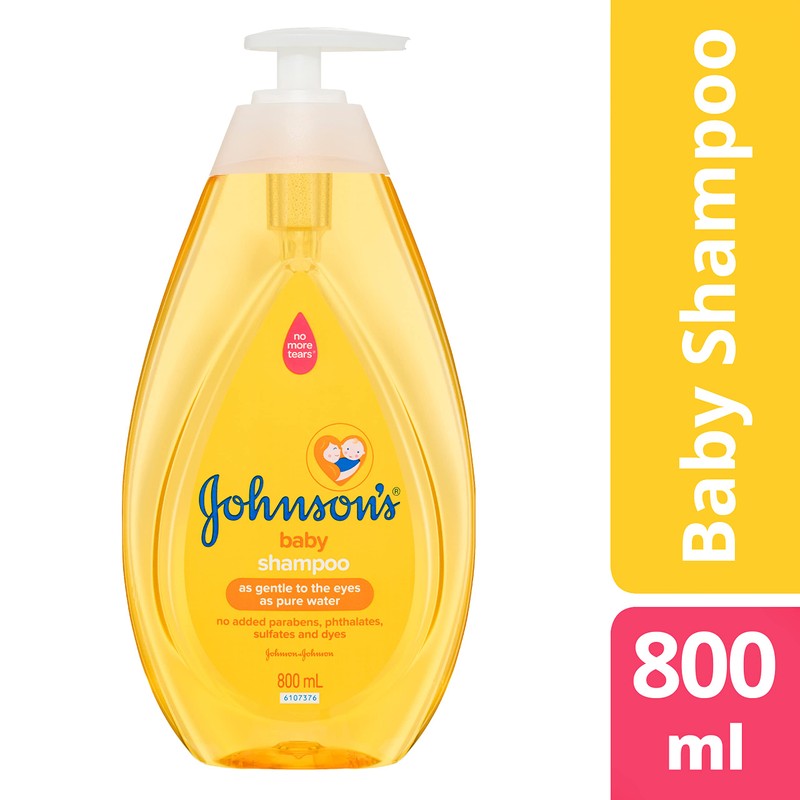 Johnson's Hypoallergenic Gentle Tear-Free Cleansing Baby Shampoo 800mL