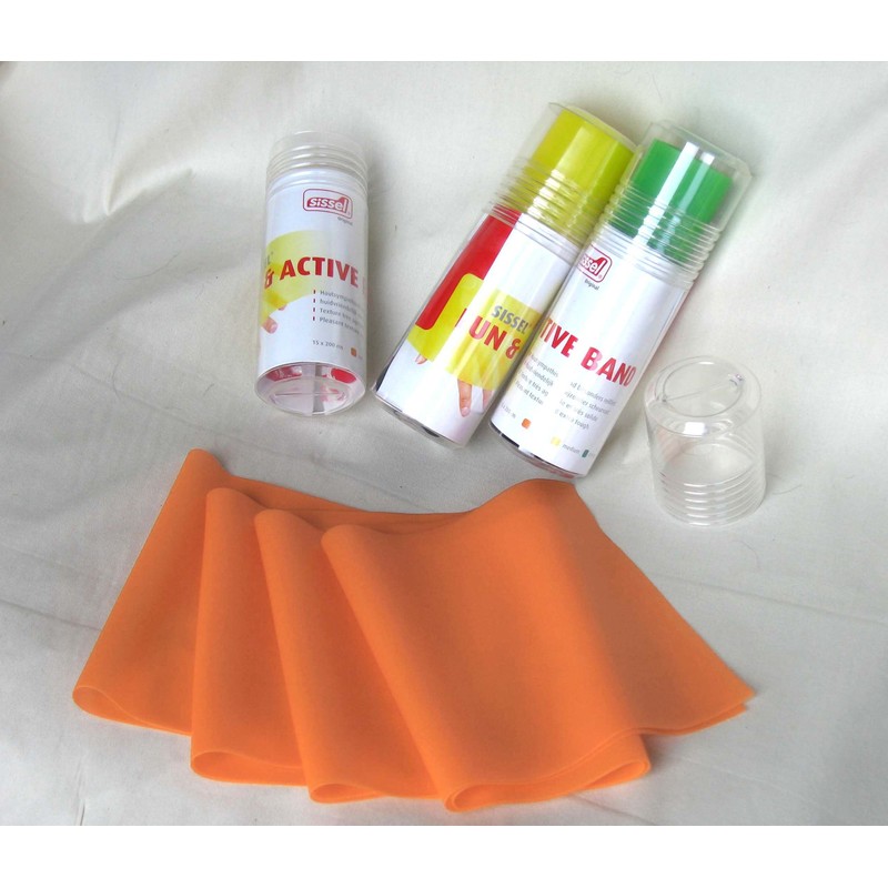 SISSEL Physiotherpie Band Fun & Active, orange 2m x 15cm
