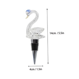 LABRIMP Wine Stopper Decorative Swan Shape for Wedding Festival and Home Decor