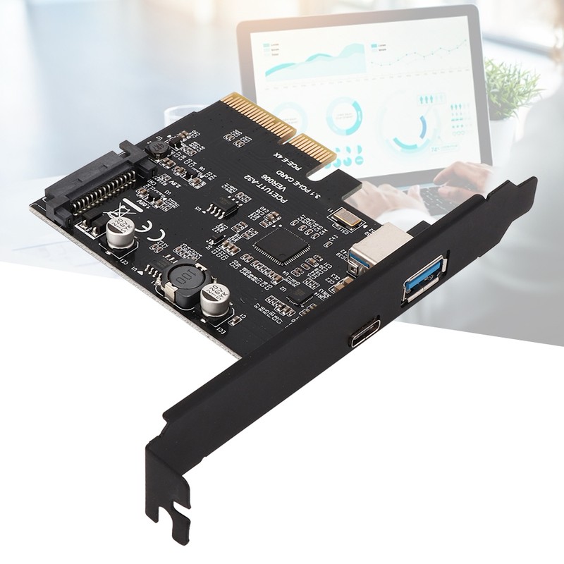 USB3.1 Expansion Card TYPE C TYPE A Desktop Expansion Card