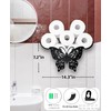 Butterfly Black Toilet Tissue Holder,Animal Paper Holders,Decorative Metal Paper Holder,Funny