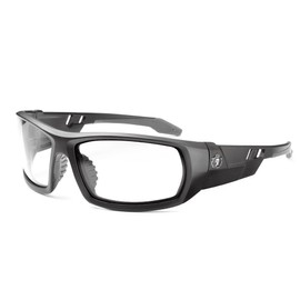 Ergodyne - 50403 Skullerz Odin Safety Glasses- Matte Black, Anti-Fog Clear Lens