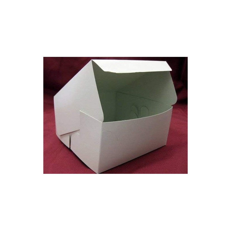 General Trading Store 25 x White Cake Box 6" x