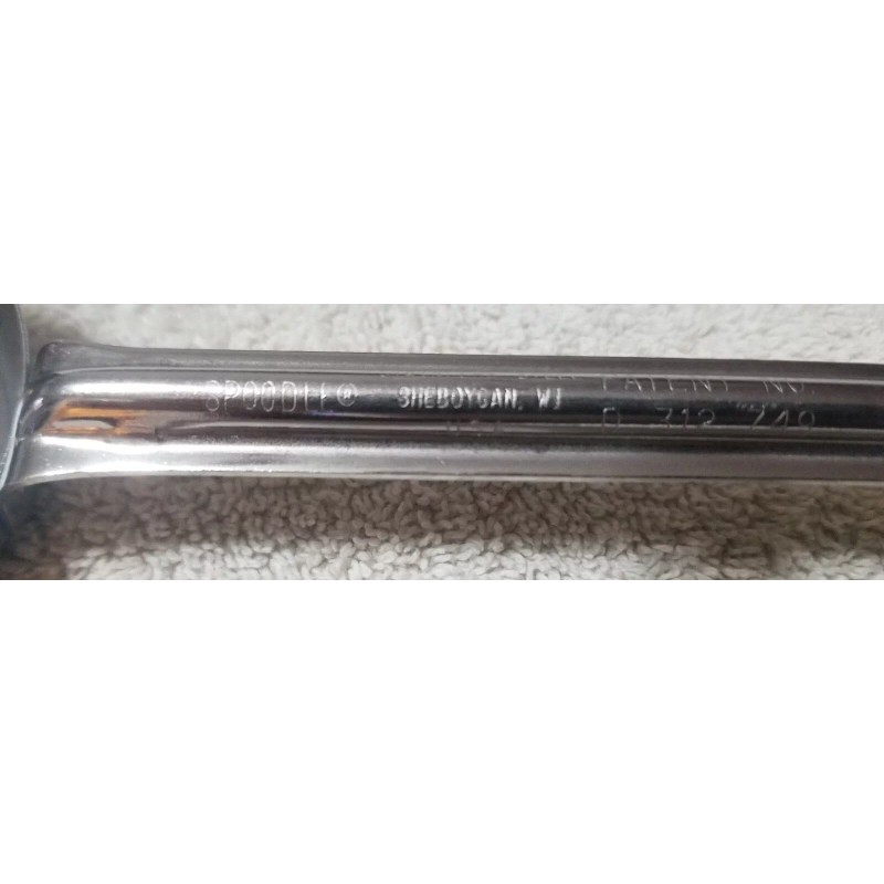 Vollrath 62165 3 oz. Ivory Perforated Stainless Steel Spoodle®