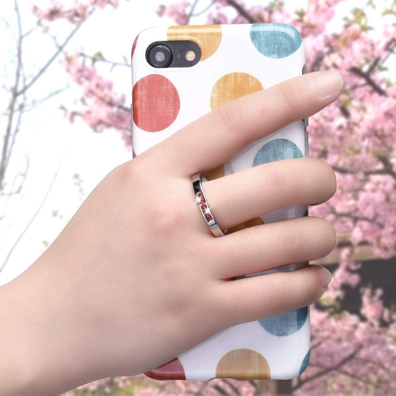 Smartphone Ring, Stand, Mobile Ring, Fall Prevention, One Hand Operation,