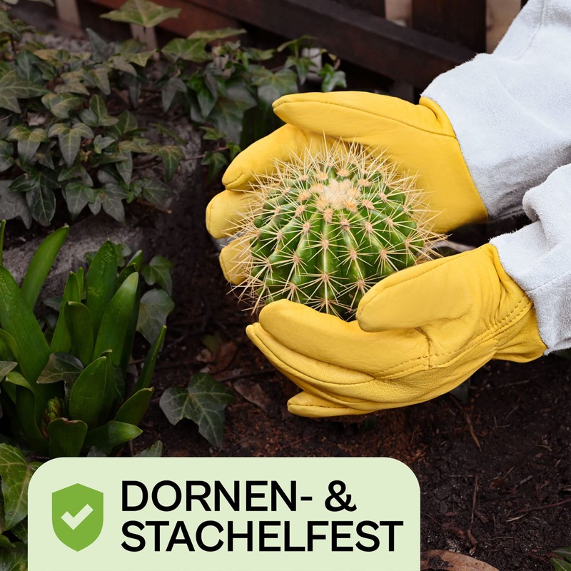 Praknu Leather Rose Gloves – German & Protective Gardening Gloves