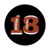 18th Birthday Football Ball Boys | 18 Year Old Design
