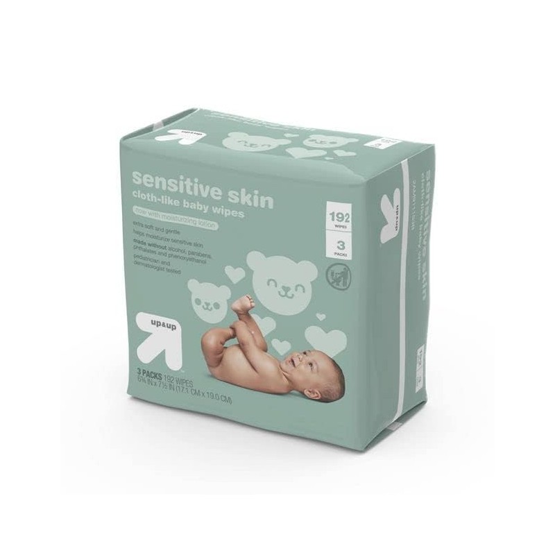 Up & Up Sensitive Skin Baby Wipes - 3 Packs