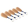 Pack of 5 Boots Key Pendant Made of Cork |