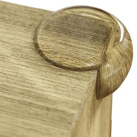 BABY PROOF ME Table Corner Protectors for Baby, Clear Furniture Corner Guards & Edge Safety Bumpers, Round Baby Proof Bumper, Table Edges & Sharp Corners Baby Proofing (36 Pack)