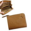 LIME L8202 Compact Wallet, Genuine Leather, Women's, Men's, Card, L-Shaped