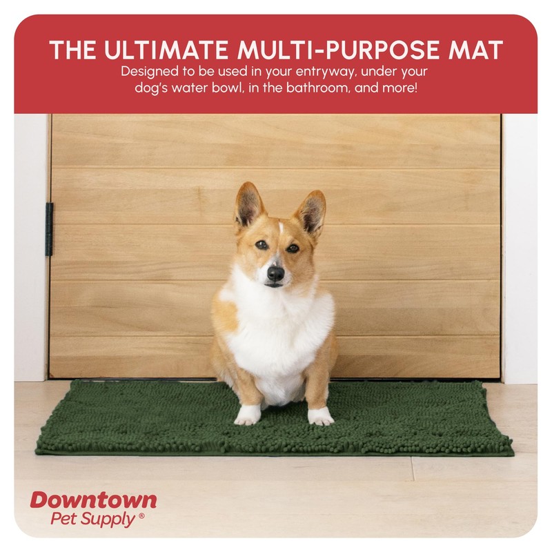 My Doggy Place Dog Mud Mat, 31" x 20" Chive
