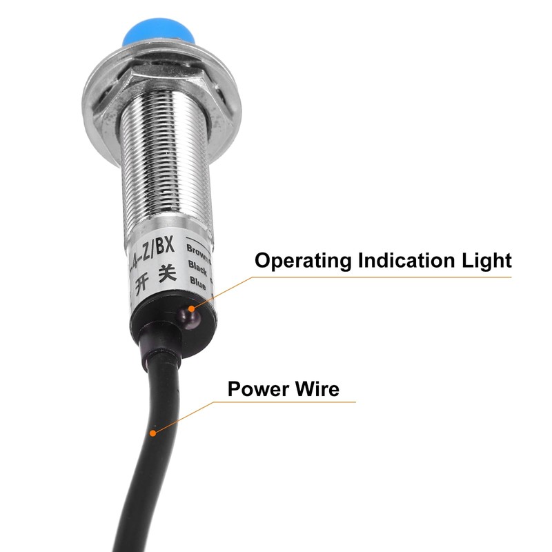 sourcing map M12 Approach Sensor Inductive Proximity Sensor Switch NO