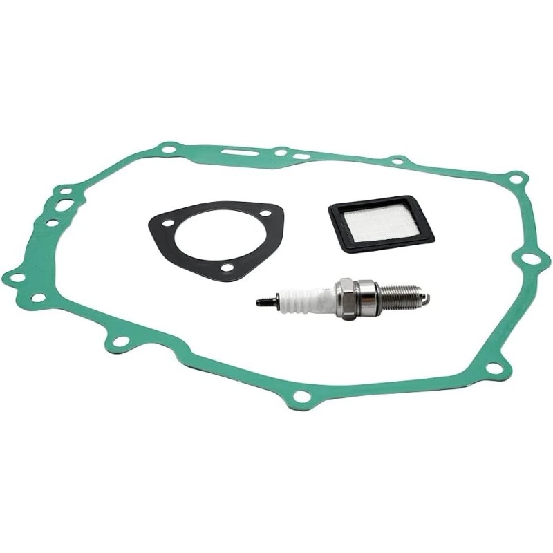 JINFANNIBI Clutch Cover Gasket and Oil Filter Spinner Spark Plug