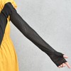 Otafuku Glove UV-3451 Summer Arm Cover, 100% Cotton, Women's, Fingerless,