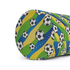 Storage Basket Foldable Laundry Basket Football Pattern Lightweight with Handles Hamper Toy Storage for Laundry Room Livingroom Bedroom Bathroom