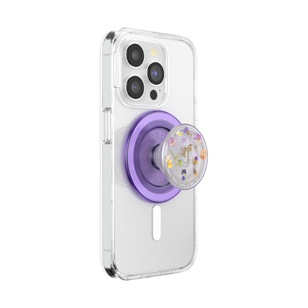 PopSockets PopSockets Round Phone Grip Compatible with MagSafe, Adapter Ring
