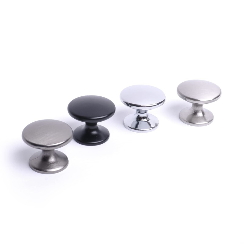 BSM Marketing Kitchen Cupboard Drawer Door Handle Knob Chrome/Brushed Nickel/Black/Pewter
