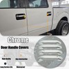 AUCERAMIC Chrome Door Handle Cover Fit for 2004-2014 Ford F150