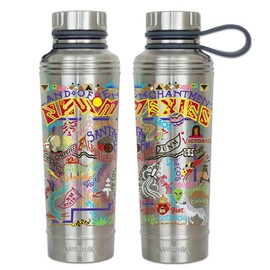Catstudio New Mexico Stainless Steel Water Bottle | BPA Free Triple Wall Insulation with Non Slip Bottom | Great for Running, Hiking, Sports, & Travel