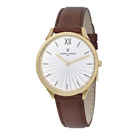 Pierre Cardin Unisex's Analogue Quartz Watch with Leather Strap CPI.2004