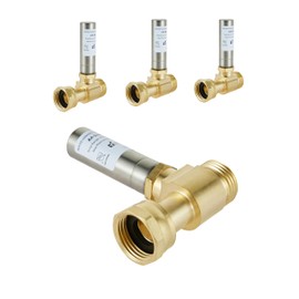(Pack of 4) EFIELD S-241 Straight Stainless Steel Water Hammer Arrestor For Washing Machine, 3/4 Inch Swivel FHT x 3/4 Inch MHT,(HAMMER020-4PCS)