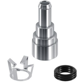 800-409HP Coolant Connector HVAC Heater Hose Connector, 3/4In Tube x 5/8In Hose, Stainless Steel, Fit for Chevy GMC Ford Silverado Tahoe Sierra Yukon Escalade, Replace 15792820, 800409, 15151875