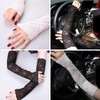 Women's Long Lace Gloves,1Pair Floral Flower Lace Arm Sleeves,Hollow UV