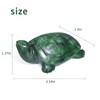 Jade Turtle Statue Natural Jade Gemstone Cute Animal Sculpture for