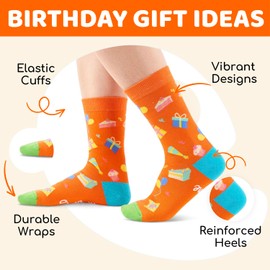 Zmart 21st Birthday Gifts Ideas - Best Gifts for 21 Year Old Woman Man, Socks for Women