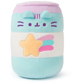GUND Pusheen Gamer Pop Sip Plush, Collectible Energy Drink Plush Toy, Food Plushies, Gaming Decor, Stuffed Animal for Ages 8 and Up, Blue, 6”
