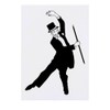 'Dancing Man' Temporary Tattoo - Water Resistant, Skin-Safe, Non-Toxic Transfer