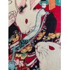 古今東西 Cokontouzai Ukiyo-e Towel, Utagawa Yoshifuji,歌川芳藤,Okaru and kanpei,清元落人 おかる かん平,Japanese