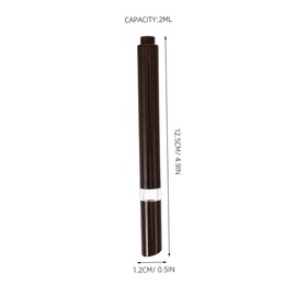 HAKIDZEL HAKIDZEL Ml Push Button Lip Gloss Pen Coffee Brown Window for Tooth Whitening Cuticle Oil Pen Empty Nail Care Manicure