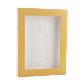 13x17 Shadow Box Frame Traditional Natural 15/16" Deep | 1" Depth of Usable Space | Interior Size 13x17 or 17x13 Inches| UV Resistant Acrylic, Acid-Free Backing, Wall Hangers | Made in USA