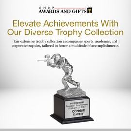 Paintball Game Trophy, Silver