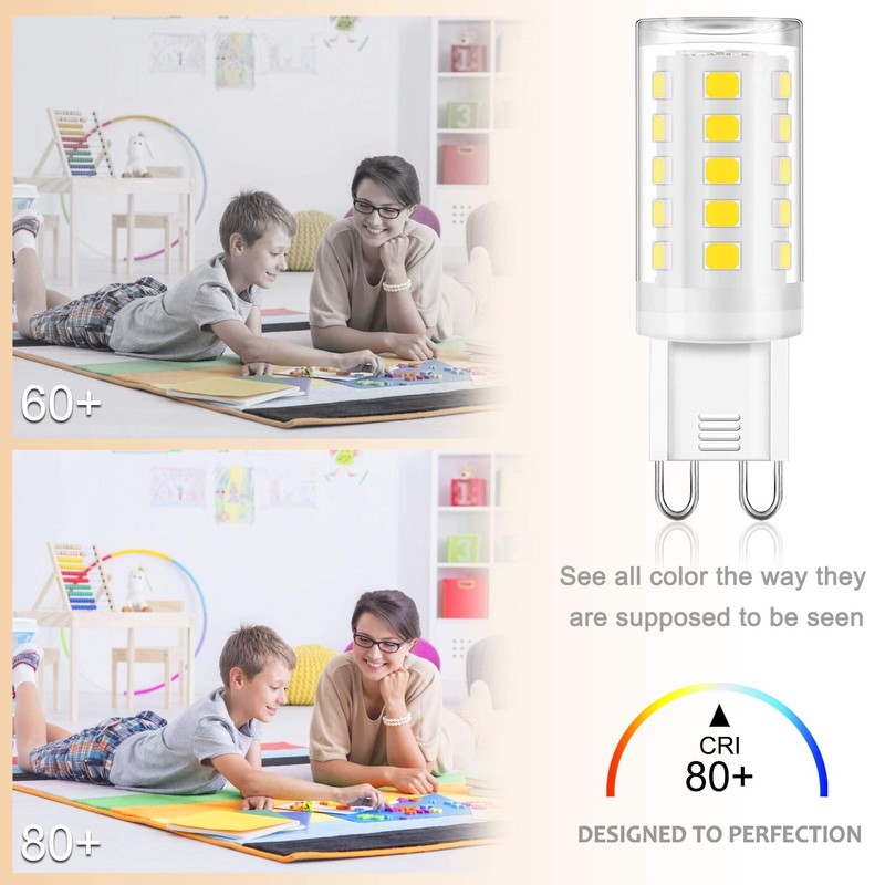 G9 LED Bulb, 4000K Natural White (Milk White) Bi Pin