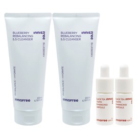 Innisfree Blueberry Rebalancing 5.5 Cleanser Large Capacity 200ml x 2+ / 이니스프리 블루베리 리밸런싱 5.5 클렌저 대용량 200ml 2개+