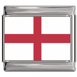 NewCharms England Flag Italian Charm Bracelet Jewelry Link