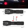 GaiGaiMall Military Red Light Flashlight Single Mode tactical red Torch